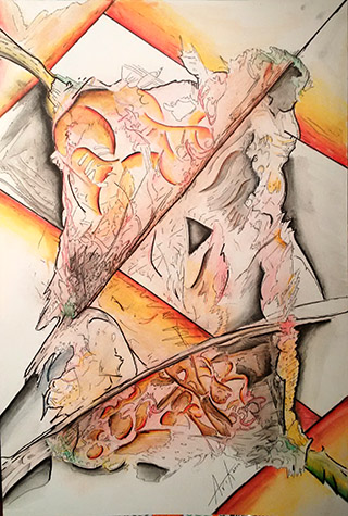 abstract sketch 2014 funky mix