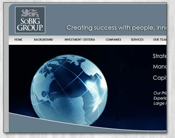 sobig group website design